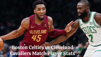 Boston Celtics vs Cleveland Cavaliers match player stats