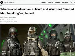 Activision Shadow Ban